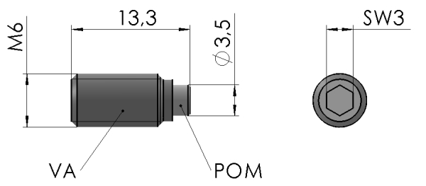 KS M6x13